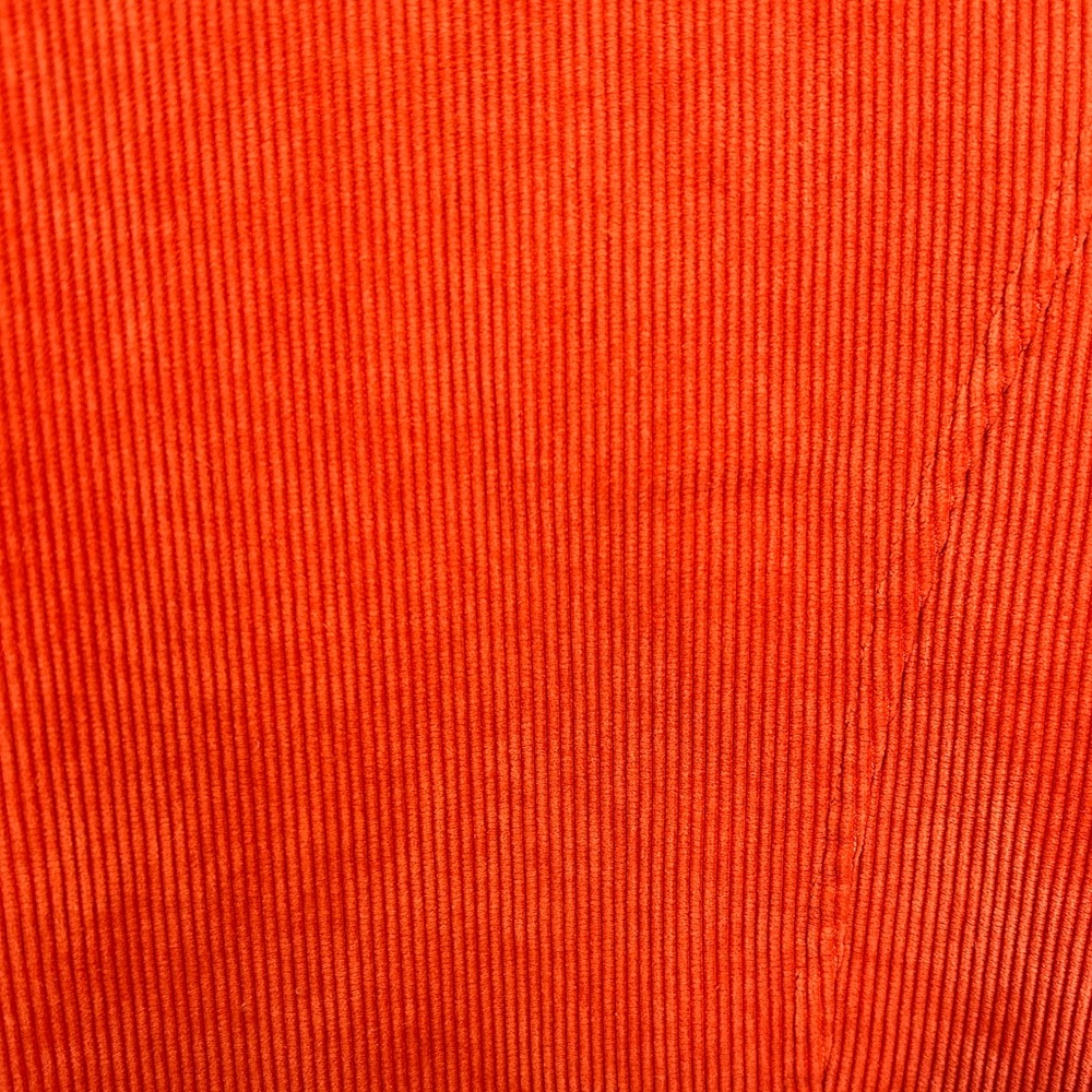 Requirements Blazer Womens XL Bright Orange Corduroy Long Sleeve Jacket Bold - Picture 3 of 11